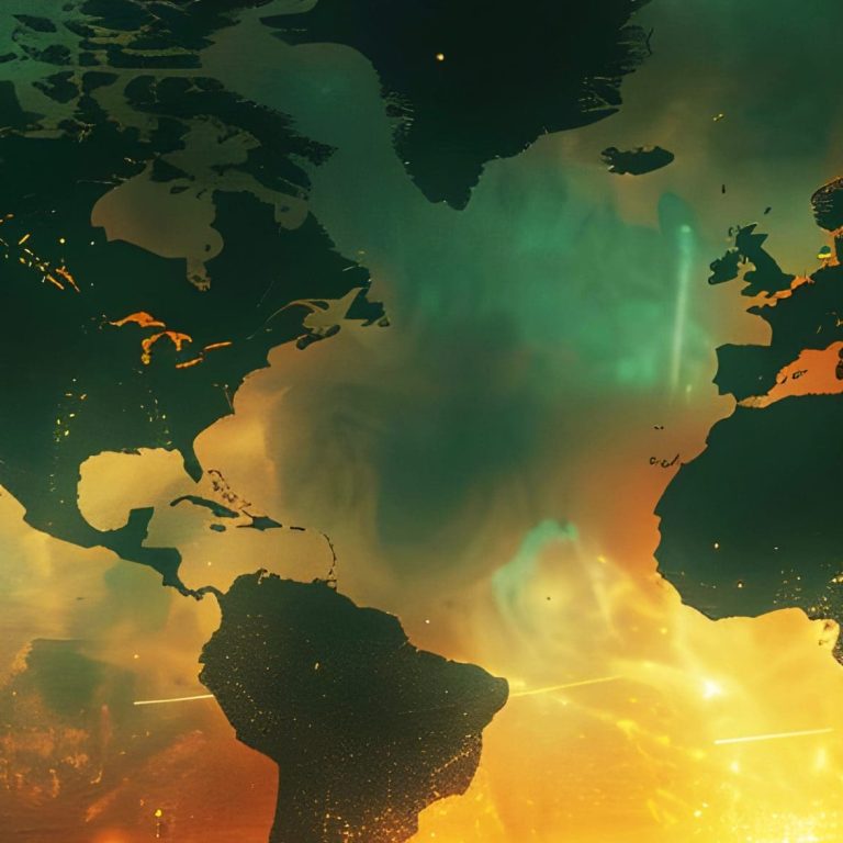 navigating-future-vision-global-trade-with-cargo-ships-trains-glowing-world-map-concept-global-trade-cargo-ships-trains-world-map-navigating-future-scaled